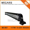 Real factory supplier 43 inch 117w 6552lm single row LED light bar