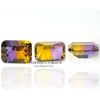  Natural Octagon Shape Hydrothermal Ametrine Quartz Stone Wholesale Price