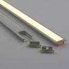 Aluminum led profile 12v/24v led bar 8mm slim cabinet lamp for led strip recessed installation ALP001