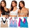 NEW PASTEL COLORS 3 PCS SEAMLESS GENIE BRA with PADS