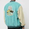 OEM custom high quality mens jackets corduroy fabric keep warm bomber letterman baseball jacket for men