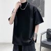 Mens blank cotton tshirt oversized drop shoulder design t-shirt custom quality printing t shirts