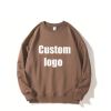 Custom Private Label Casual Wear Hooded Sweatshirts Wholesale Men Pure Color Streetwear Fashion Hoodie
