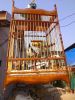 Bird Cage Best Seller Bird Cages Wholesale Wood Wooden High-End Handmade Bird Cage Home Decore