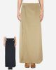 S16SK401-2 Zippers Plain Maxi Skirt