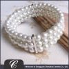 2017 Pearl Custom Bead Bracelets, Woman Accessories Costume Jewelry Imported Bracelets China, High End 3-8mm White Bead Bracelet