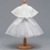 Wholesale Infant Baby Garment Baby Girl Princess Smocked Dresses With Shawl