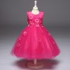 New Beauty Flower Gilrs Fashion Frock Lace Party Dress