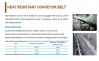 Heat & Cold Resistant Conveyor Belt