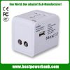 JY-148  5V/2.1A Worldwide international travel adapter with dual usb 