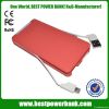 V6 Built-in Cables 6000mAh Portable Power bank for tablet/smartphones