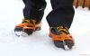 Eight teeth enhanced walking crampons