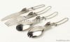 Foldable Titanium Flatware Set(spoon, fork, knife)