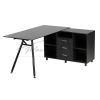 South America Hotsale Glass L Shaped Computer Desk Manufacturer in Guangzhou