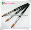 Black aluminium handle kolinsky acrylic nail brush