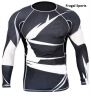 Rash Guards, high quantity sublimation compression short sleeve jersey!