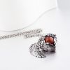 mexican bola silver heart necklace bell ball bola for pregnant women 