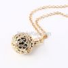 Fashion Jewelry 2016 Gold Chime Ball Angel Caller Cage Pendant Necklace
