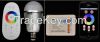 Set of Dimmable RGB LED Bulb E26 6W Light With RF Wireless Remote Controller