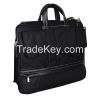 Cowhide imported nylon laptop briefcase