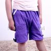 100% polyester Children pant boy summer casual short full customization