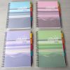 A4 PP spiral notebook with dividers