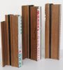 Aluminium wood grain profiles