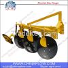 Professional disc plough with tractor farm disc plow