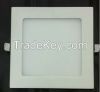 ultra slim Square recessed LED panel lamp 12W 2700-3000K/4000-4200K/6000-6500K 