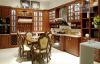 Custom solid wood kitchen cabinet from Xiamen China