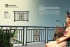 Assembled balcony guardrail, staircase handrails, lawn fencing,