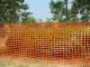 orange safety fence HDPE plastic