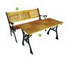 garden furniture set outdoor cast iron table