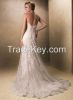 2014 New In Stock White/ Ivory A-Line Wedding Dress