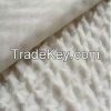 white spray plush fabric