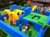 Attractive Huge Fun City Inflatable Playground For Children / Kids Paradise