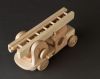 Children&apos;s wooden fire engine for play and creativity.