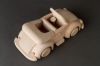 Children&apos;s wooden toy car in retro style for play and creativity.