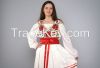 Linen clothing ensemble in ethnic style