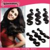 100% human hair Brazilian/Peruvian/Indian remy virgin hair 6A grade body wave hair