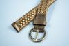 Fashional Braided PU Belt,Classic Fashionable Belt,Metal PU Belt 