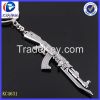 2015 Customized Metal weapon key chain, cross fire key ring, gun keychain, gun shape keyring