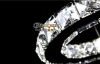 Best Selling LED Crystal Ring Chandelier Light Modern LED lighting rings Lusters