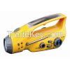 Crank Dynamo Torch LED With Mobilephone Charger and AM/FM Radio (LVC-288D)