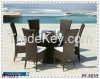 rattan dining table &amp; chair