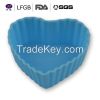 Professional lovely high quality silicone cup cake molds