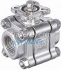 NPT/BSPT/BSPP 2PC/3PC Stainless Steel  Ball Valve With ISO5211 MOUNTING PAD, 1000WOG