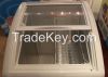 commercial sliding glass door chest freezer