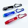 Metal Aluminum Key Chain Holder Beer Bottle Opener with Carabiner