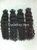 wavy machine weft hair